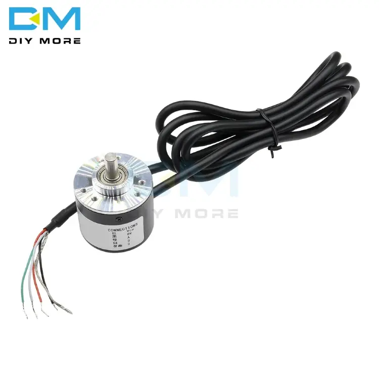 Инкрементальный роторный энкодер 360/600 P/R DC5-24V AB 2-фазный 6мм