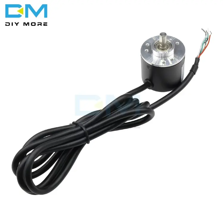 Инкрементальный роторный энкодер 360/600 P/R DC5-24V AB 2-фазный 6мм