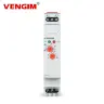 Реле времени VG521T на DIN-рейку, 220В/12-240В, задержка включения