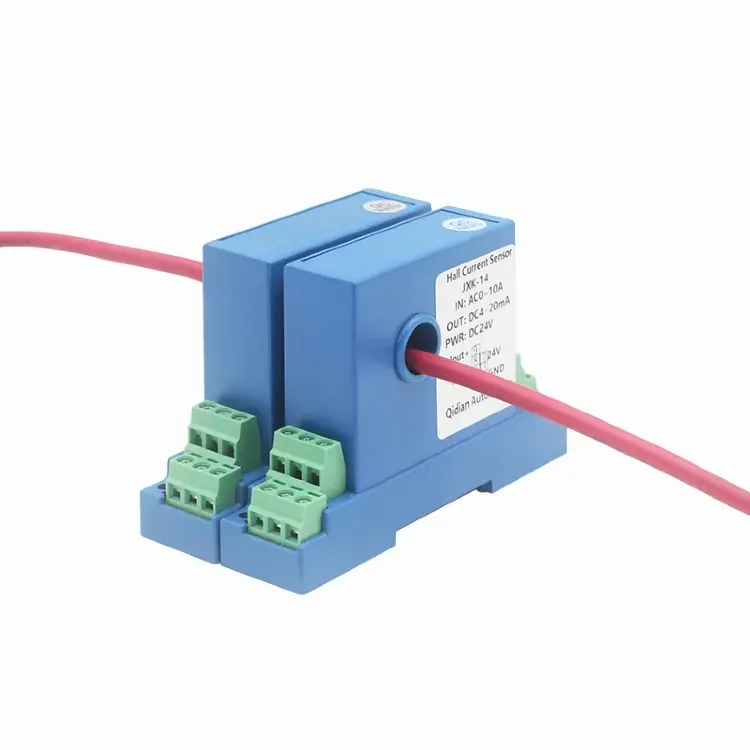 Преобразователь сигналов 4-20mA 0-10V RS485 DIN 35мм 10A-150A