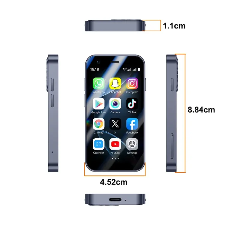 SOYES A17 мини-смартфон 3.0 дюйма Android 8.1 2GB/16GB