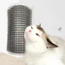 Массажная щетка для кошек угловая со съемной расческой