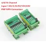 Плата преобразования сигнала PNP NPN 4/8/16 каналов DC1.8V-24V с оптопарой и DIN-креплением