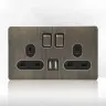 2Gang 13A 2USB