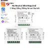 Умный выключатель Tuya Zigbee 1/2/3-клавишный с голосовым управлением