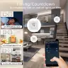 Умный выключатель Tuya Zigbee 1/2/3-клавишный с голосовым управлением