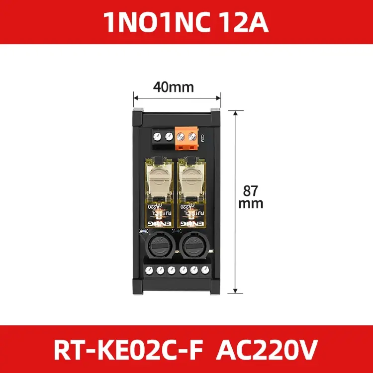 Модуль реле RJ1S RJ2S на DIN-рейку 220В AC/DC 16 каналов 16А 24В DC