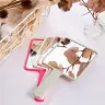 Ручное косметическое зеркало с ручкой для макияжа