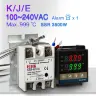 Цифровой терморегулятор REX-C100 PID 220В 400°C с выходом SSR 40A и термопарой K