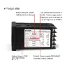 Цифровой терморегулятор REX-C100 PID 220В 400°C с выходом SSR 40A и термопарой K