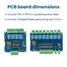 Релейный модуль ESP32 RS485 Modbus Wi-Fi Bluetooth 4/8-канальный DC 9-24V Type-C