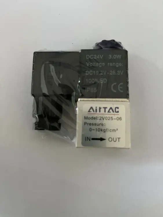 Пневматический соленоидный клапан 2V025-06, 1/8", 12V DC / 24V AC