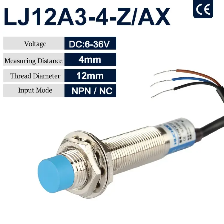 Индуктивный датчик приближения LJ12A3-4-Z/BX NPN/PNP DC 6-36В