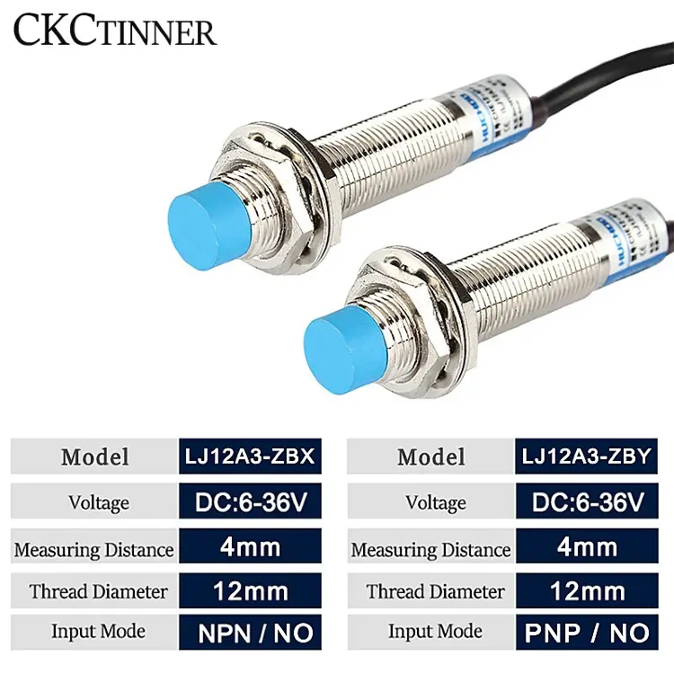 Индуктивный датчик приближения LJ12A3-4-Z/BX NPN/PNP DC 6-36В