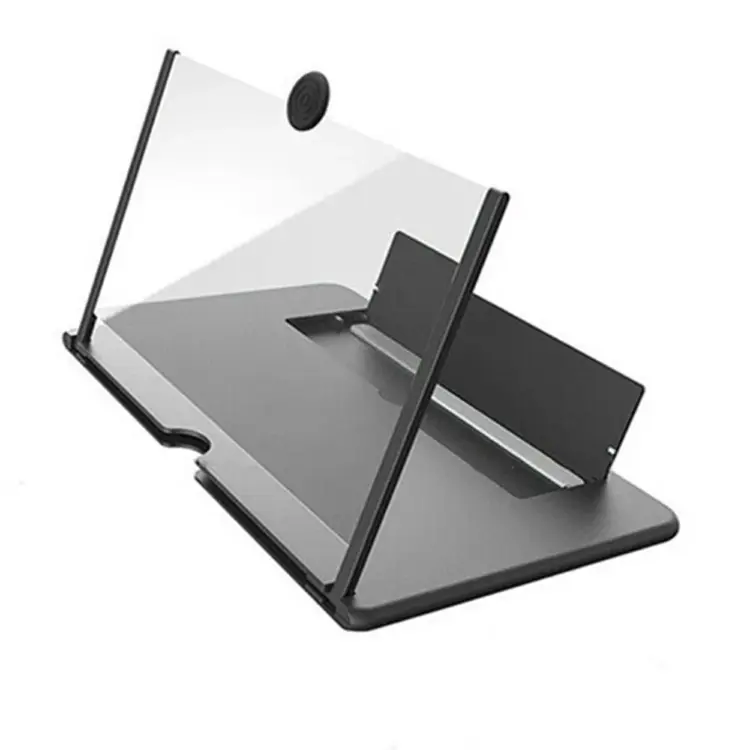 3D HD-проектор с усилителем экрана для смартфона, складная подставка