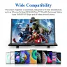 3D HD-проектор с усилителем экрана для смартфона, складная подставка