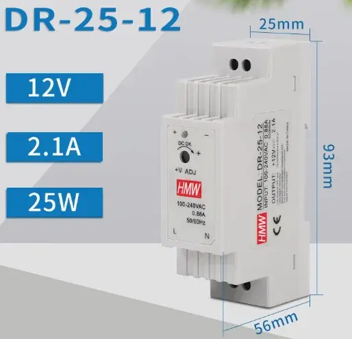 Промышленный блок питания DIN-рейка DR-15/30/45/60 100-240В AC