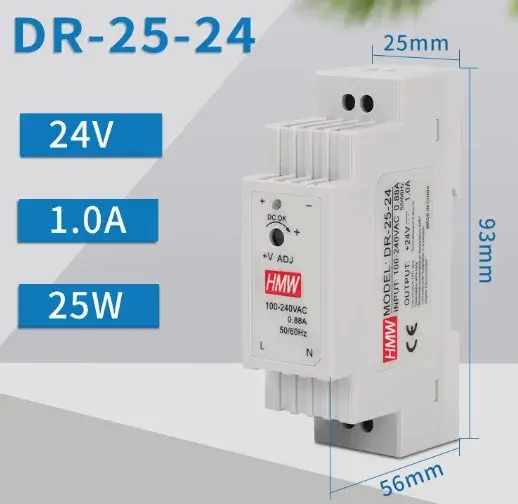 Промышленный блок питания DIN-рейка DR-15/30/45/60 100-240В AC