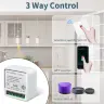 Умный выключатель света Tuya Wi-Fi RF 433 МГц с настенной кнопкой