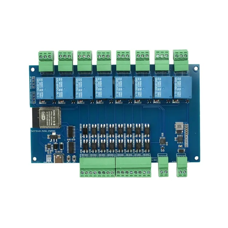ESP32 RS485 Modbus Wi-Fi Bluetooth релейный модуль 4/8-канальный DC 9-24V Type-C