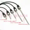 Датчик температуры PT100/PT1000 SUS304 G1/2" резьбовой 7мм кабель 1,5м