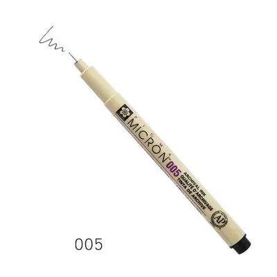 Тонкая ручка Sakura Pigma Micron черная водостойкая для рисования и письма