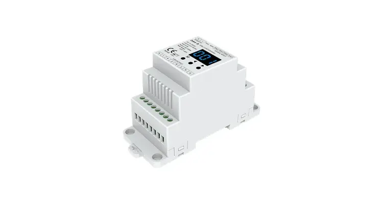 4-канальный драйвер диммер DA4-D DIN 5A 12-24VDC DALI PMW
