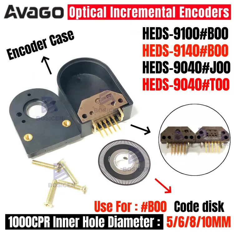 Оптические инкрементальные энкодеры Avago HEDS-9100 HEDS-9140 HEDS-9040 SIP-5 1000CPR