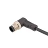 Чёрный 2 / 1m cable / 2Pin A type / PUR Unshield cable