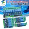 Релейный модуль Modbus-RTU RS485 1/2/4/8 каналов 10A 5-24В с оптопарой изоляцией