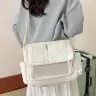 Прозрачная сумка через плечо в стиле Харадзюку с окошком для значков