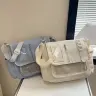Прозрачная сумка через плечо в стиле Харадзюку с окошком для значков