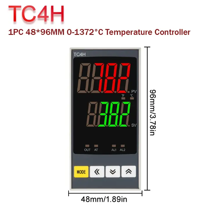 Цифровой программируемый терморегулятор TC4S/TC4H/TC4M/TC4L с ПИД-контролем