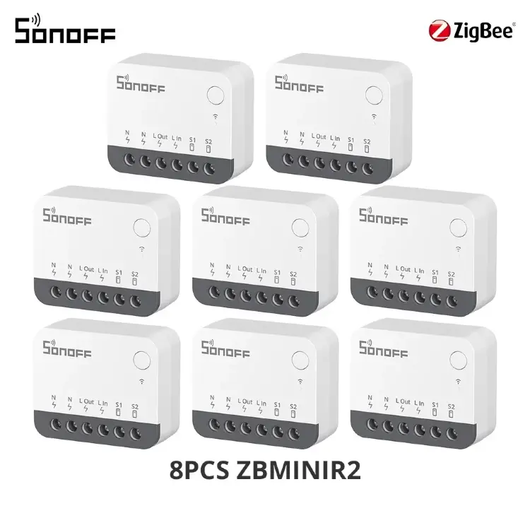 Умный выключатель SONOFF ZBMINIR2 Extreme Zigbee с внешним реле