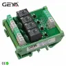 GEYA 4-канальный релейный модуль 1 SPDT DIN-рейка 12В 24В DC 220В AC