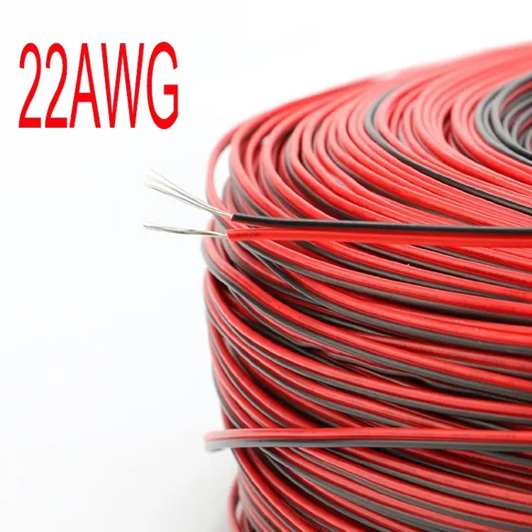 Двухжильный электрический провод луженая медь 18-26 AWG с ПВХ изоляцией