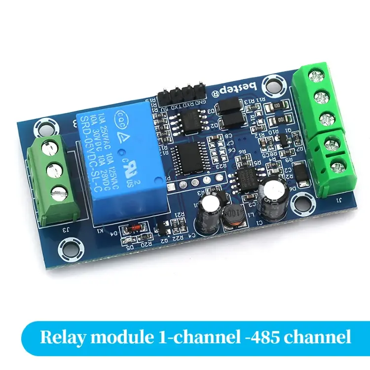 Релейный модуль Modbus RTU RS485 TTL UART 1-4 канала 7-24В