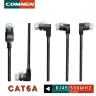 Кабель Ethernet RJ45 Cat6a COMNEN угловой 90 градусов