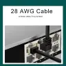 Кабель Ethernet RJ45 Cat6a COMNEN угловой 90 градусов