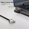 Кабель Ethernet RJ45 Cat6a COMNEN угловой 90 градусов