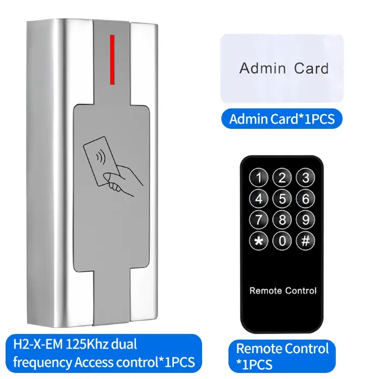 M1 EM Card Reader металлическая водонепроницаемая клавиатура контроля доступа RFID
