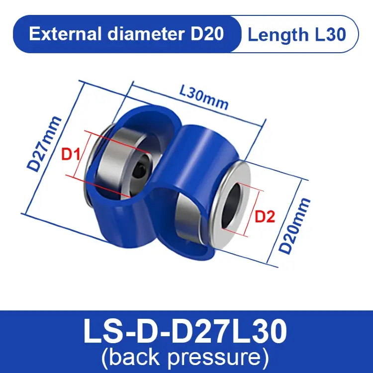 Cloweit LS гибкая муфта для энкодера D27 L30 алюминиевая обратного давления
