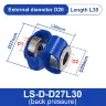 Cloweit LS гибкая муфта для энкодера D27 L30 алюминиевая обратного давления