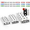 Пневматические электромагнитные клапаны 4V110 4V210 4V310 с выпускным коллектором