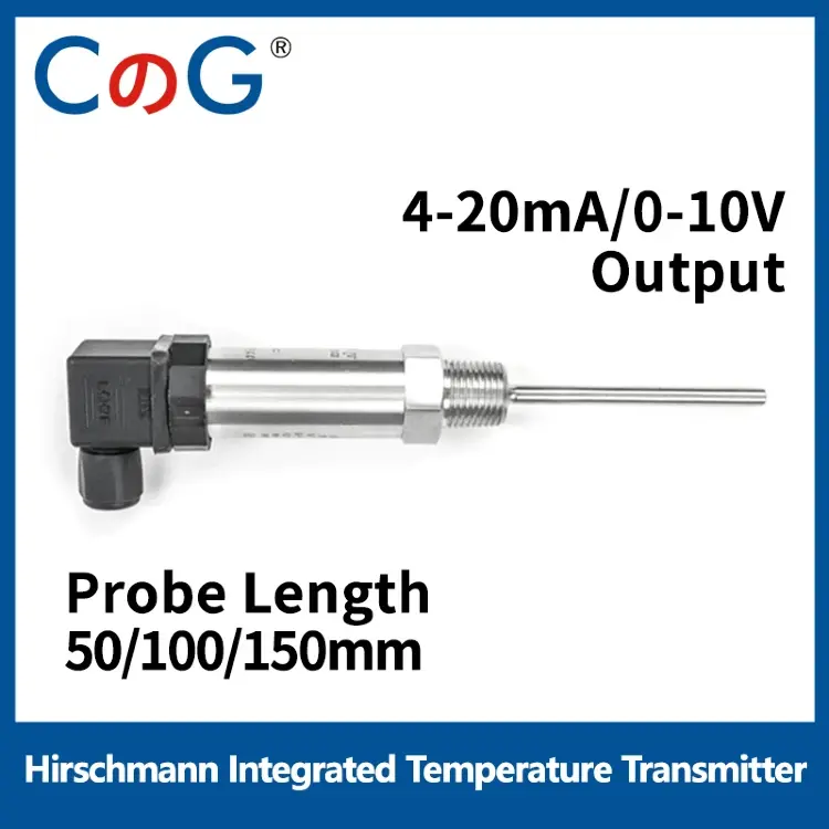Передатчик температуры PT100 Hirschmann 4-20мА/0-10В DC24V