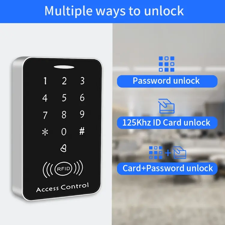 Автономный контроллер доступа 125 кГц RFID с клавиатурой