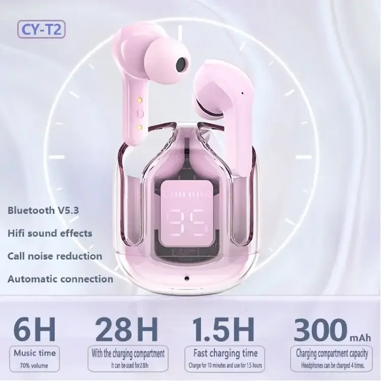 Беспроводные Bluetooth-наушники X15 TWS с LED-дисплеем и микрофоном