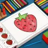Детская книжка-раскраска для рисования и каракулей