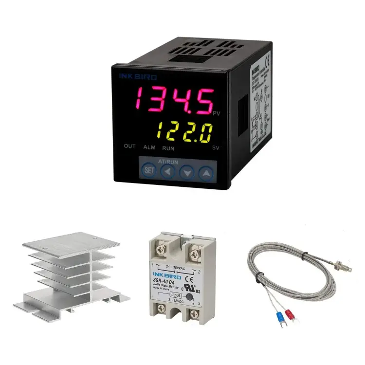 INKBIRD ITC-106VH ПИД-регулятор температуры с датчиком K, термостат 100-240В