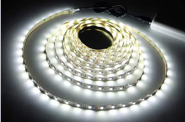 USB светодиодная лента SMD 2835 DC5V гибкая с переключателем